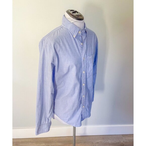 Abercrombie and Fitch Blue Button Down Shirt - Picture 3 of 9
